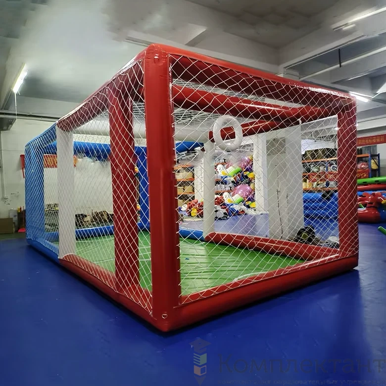 Надувное поле, арена для футбола на дронах Drone Soccer (Беспилотный футбол)