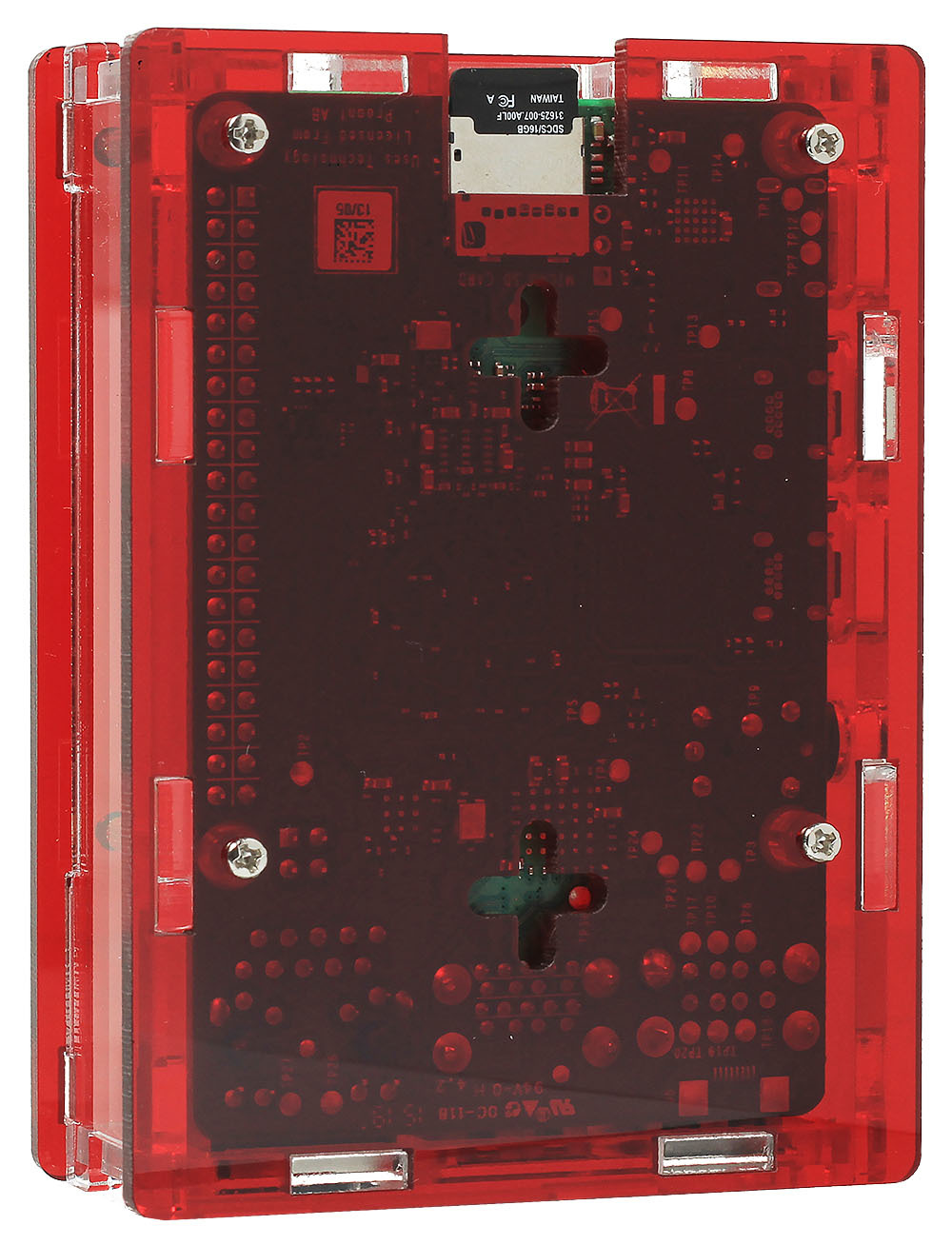 Корпус для Raspberry Pi 4 (LT-4B16 / акрил / красный)